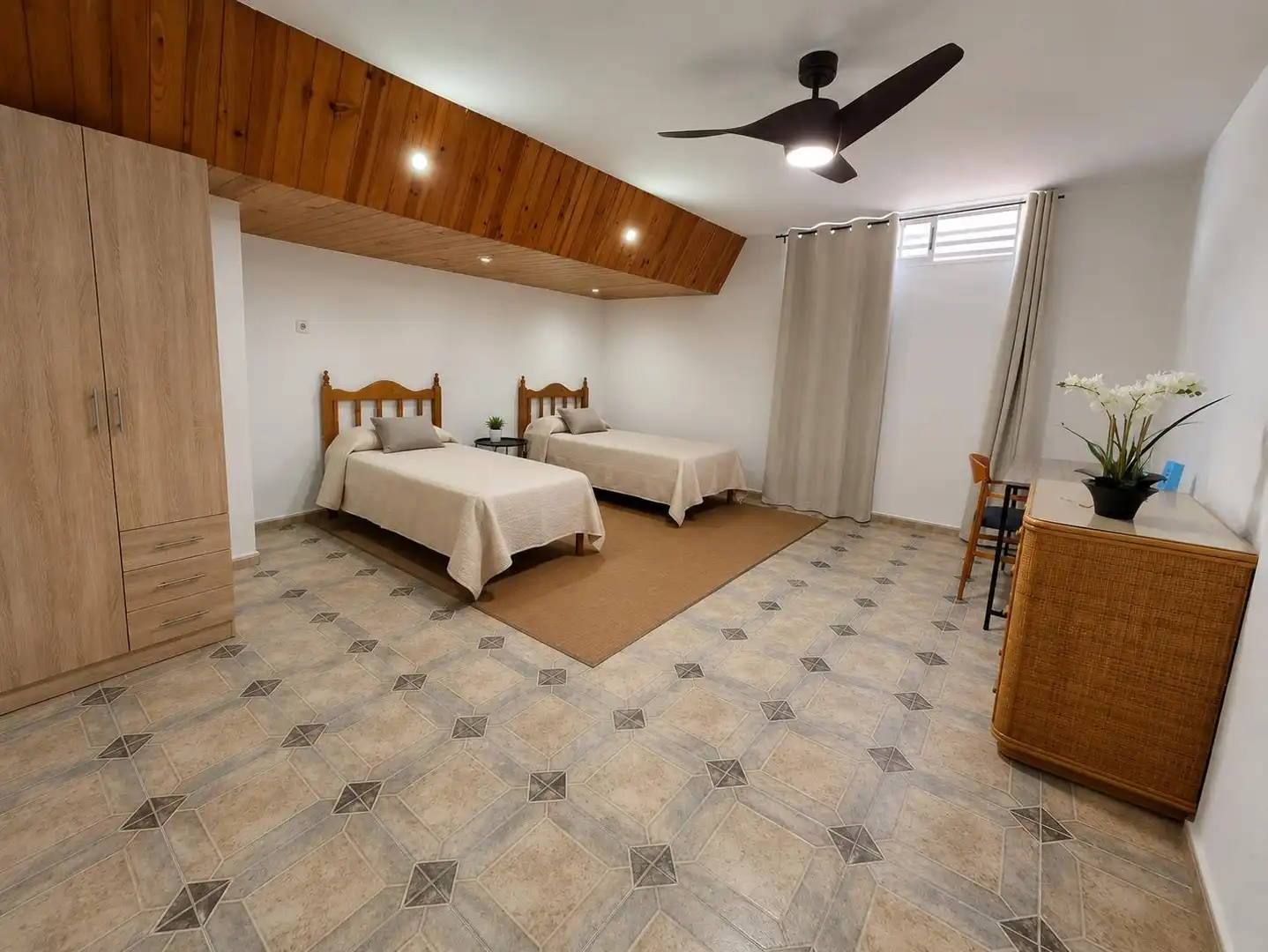 Schlafzimmer von Maisonette zur Miete in Cartagena mit Klimaanlage und Privatgarten