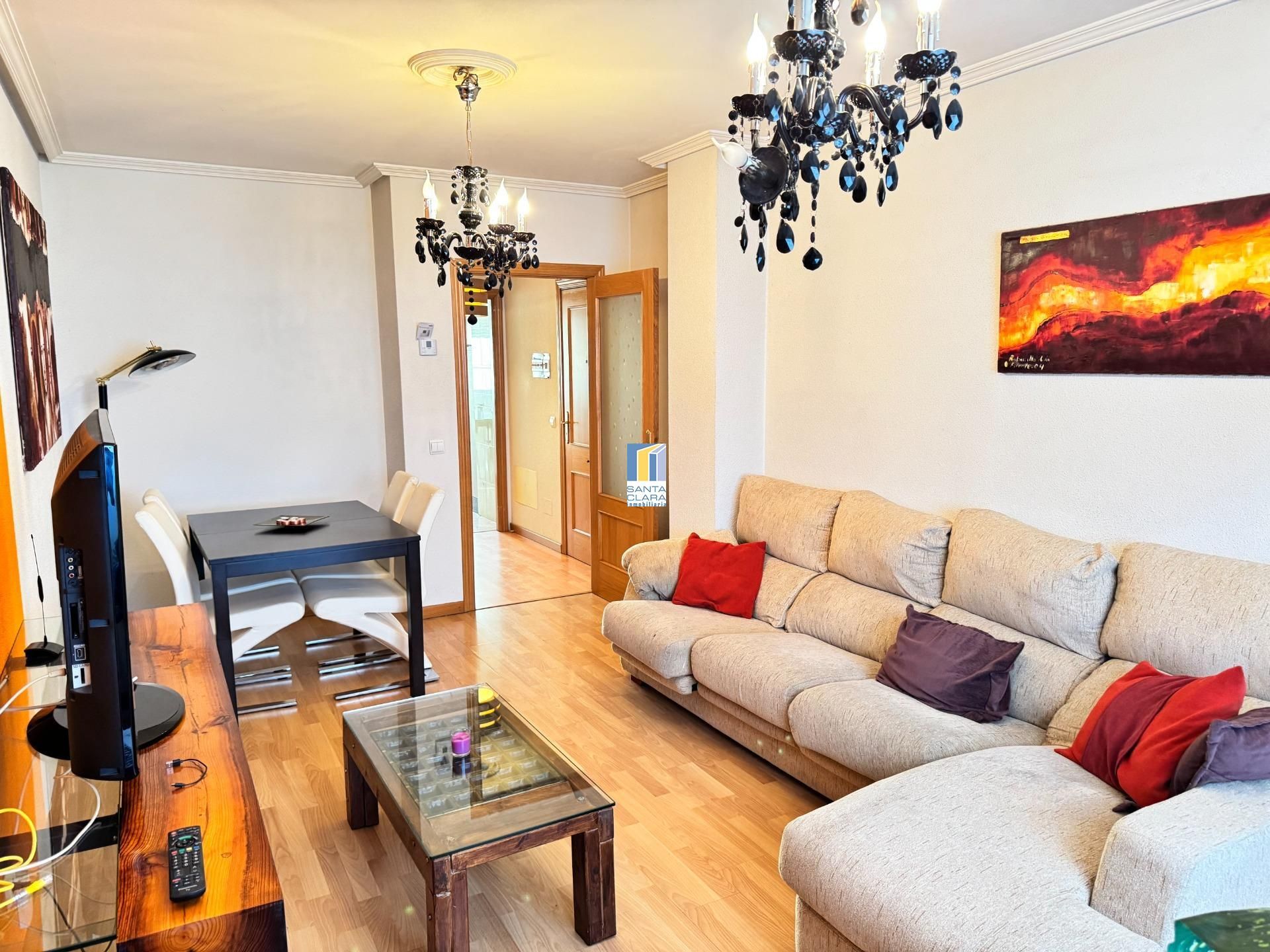 Living room of Flat for sale in Zamora Capital   with Heating, Terrace and Storage room