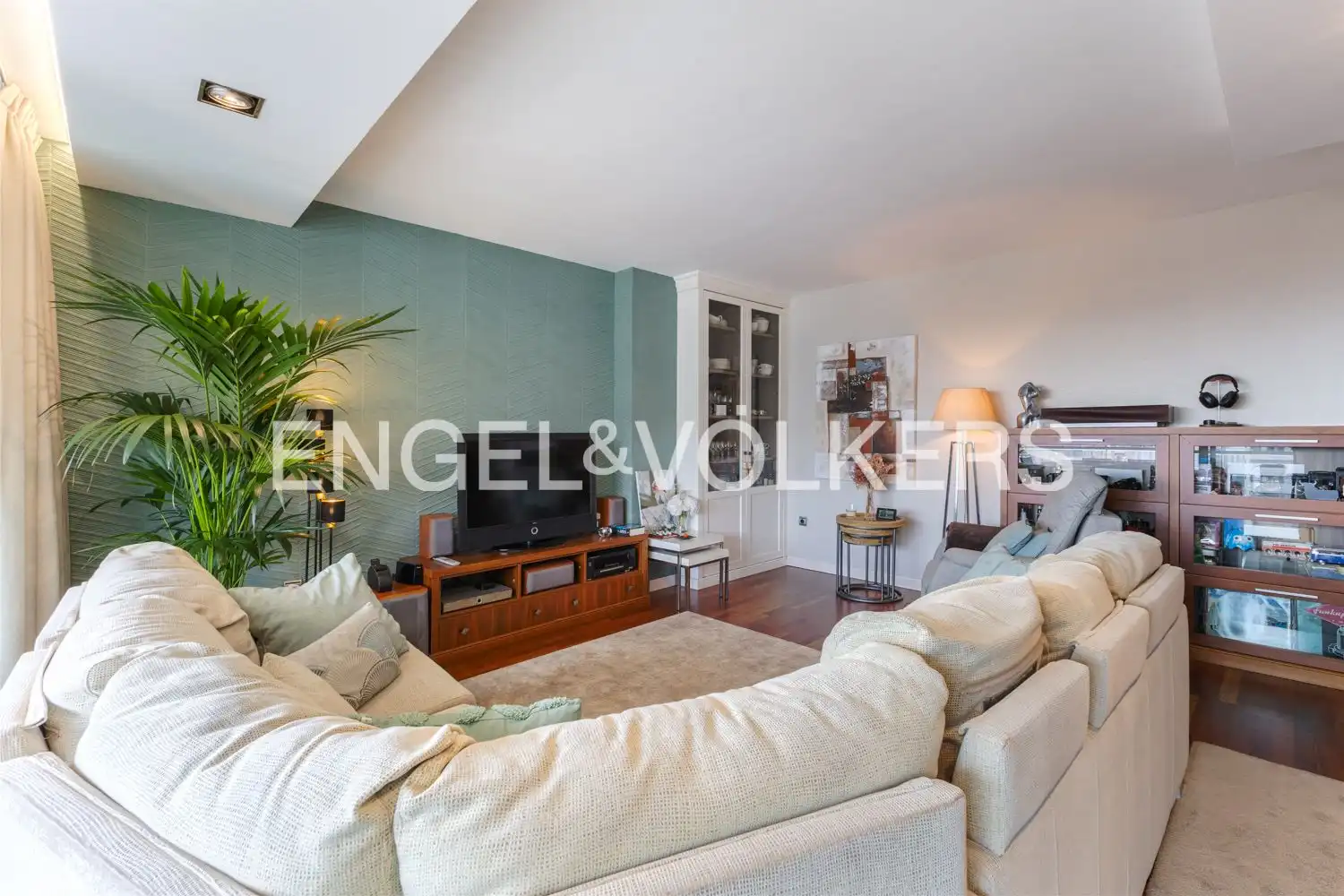 Wohnzimmer von Wohnung zum Verkauf in Valencia mit Klimaanlage, Heizung und Parkett