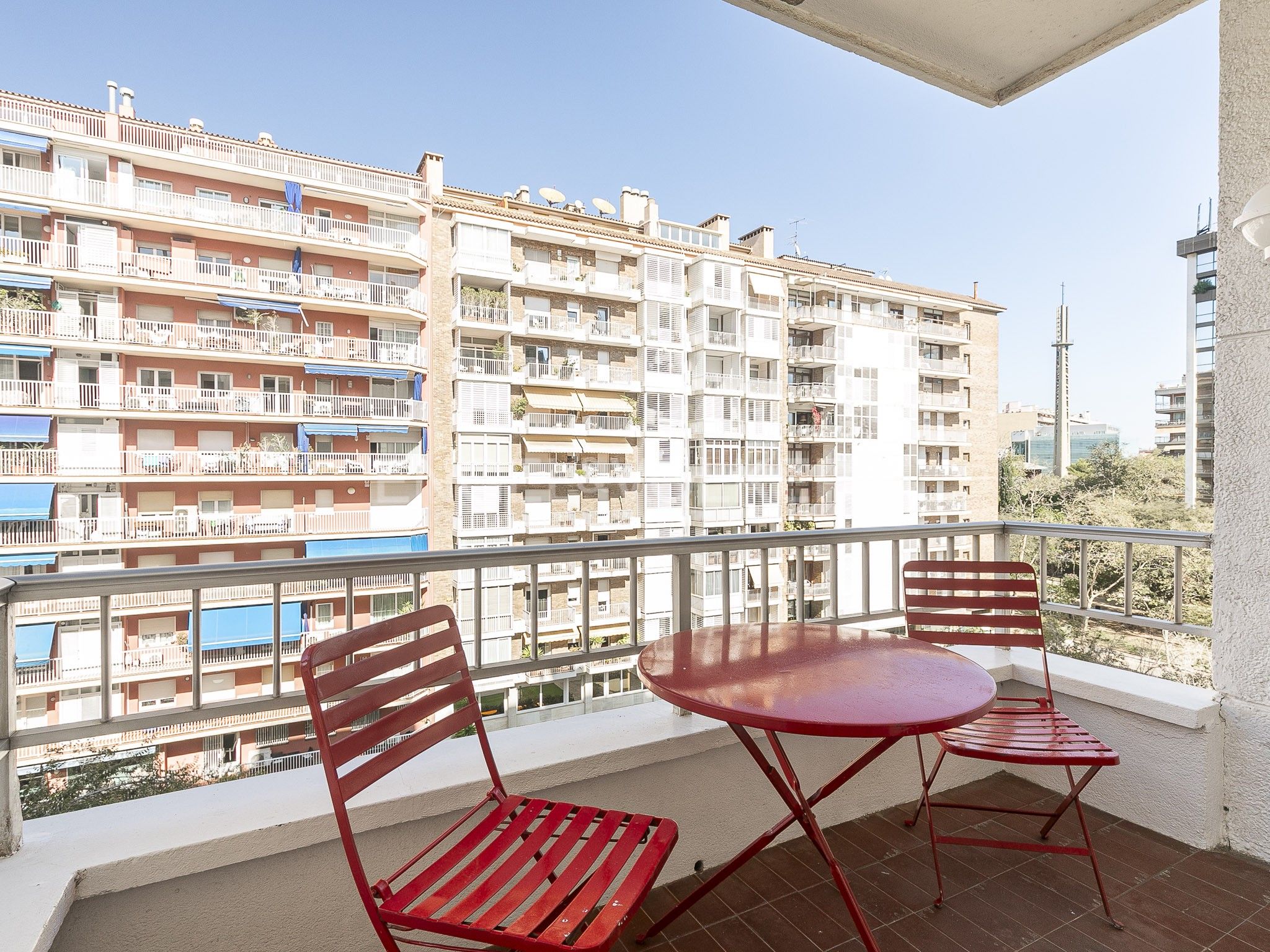 Terrassa de Apartament de lloguer en  Barcelona Capital amb Calefacció i Balcó