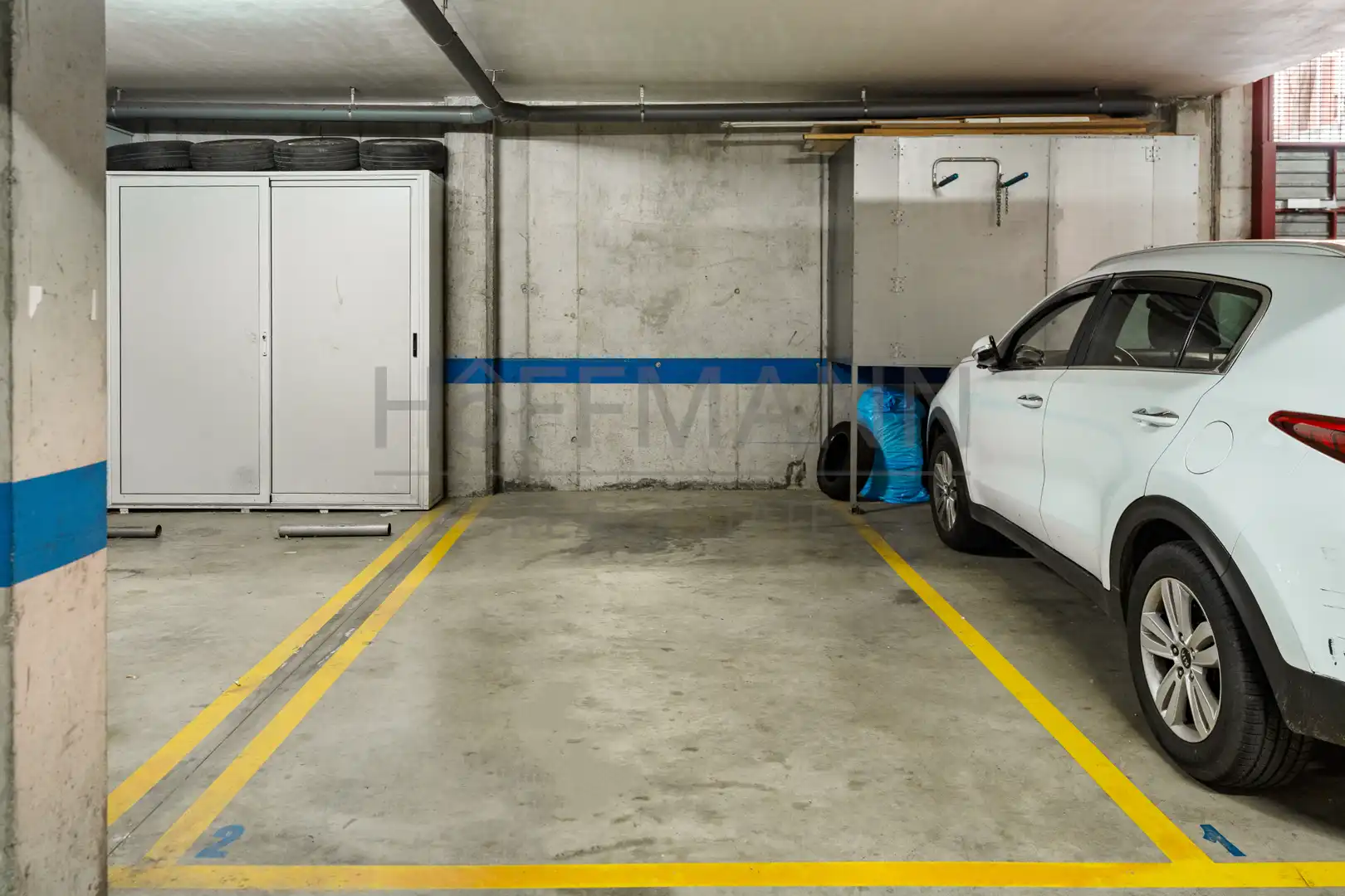 Parking of Flat for sale in Terrassa  with Air Conditioner, Heating and Furnished