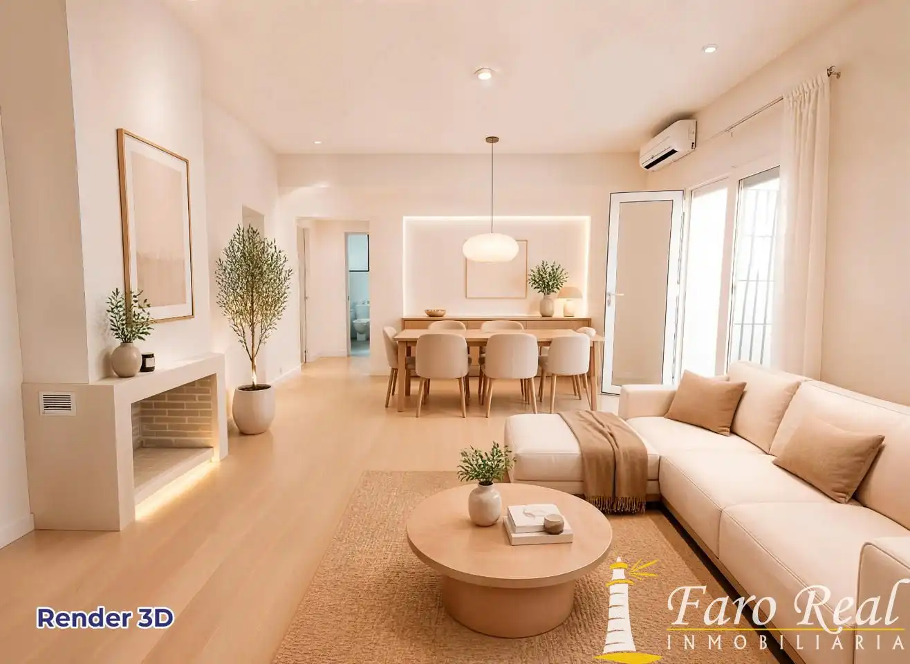 Sala de estar de Casa o chalet en venta en Chipiona con Aire acondicionado, Calefacción y Jardín privado