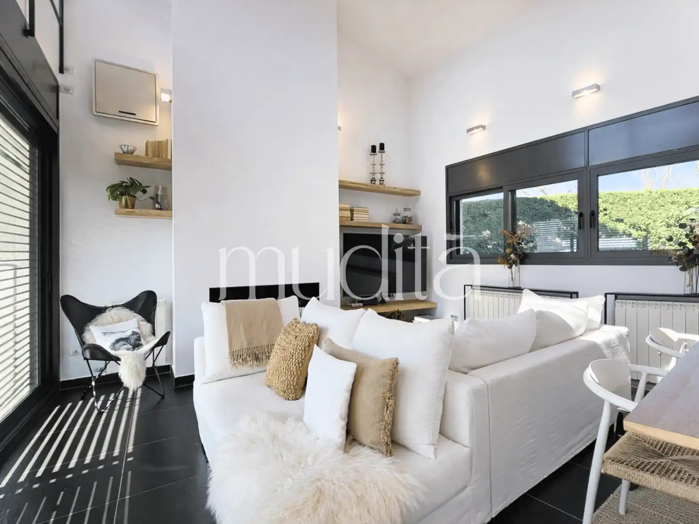 Sala de estar de Casa o chalet en venta en Viladrau con Calefacción, Jardín privado y Terraza