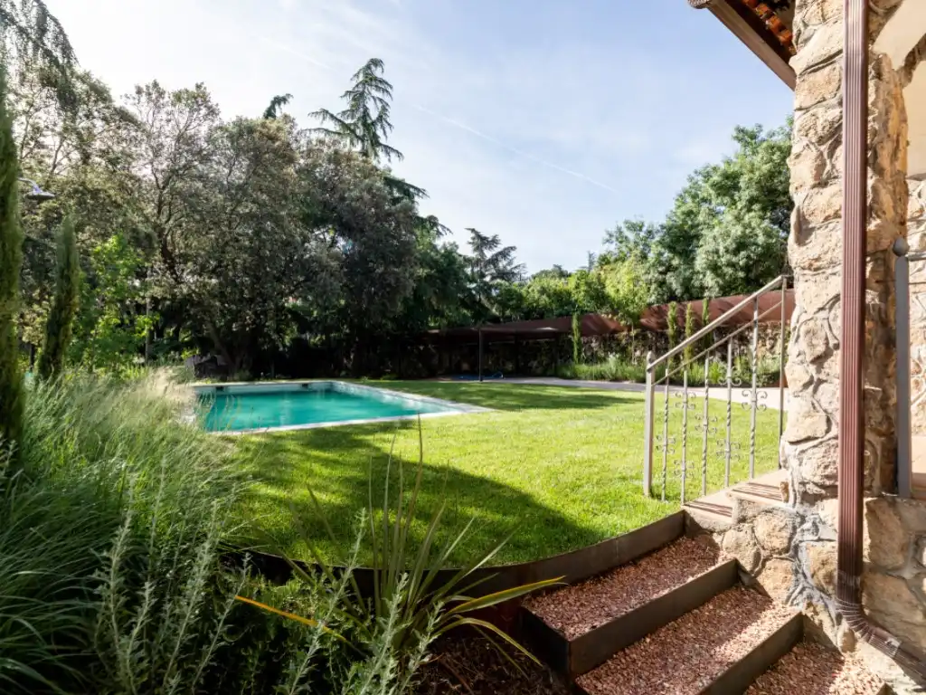 Jardín de Casa o chalet en venta en Galapagar con Jardín privado, Terraza y Trastero