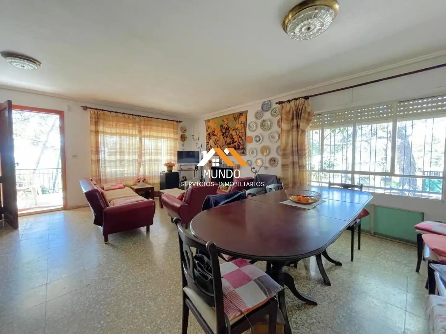 Sala de estar de Casa o chalet en venta en Olocau con Aire acondicionado, Jardín privado y Terraza