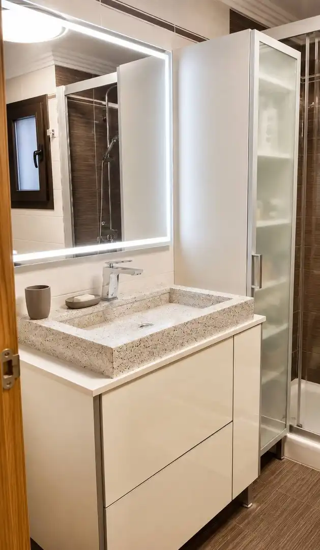Baño de Piso de alquiler en Las Palmas de Gran Canaria con Amueblado