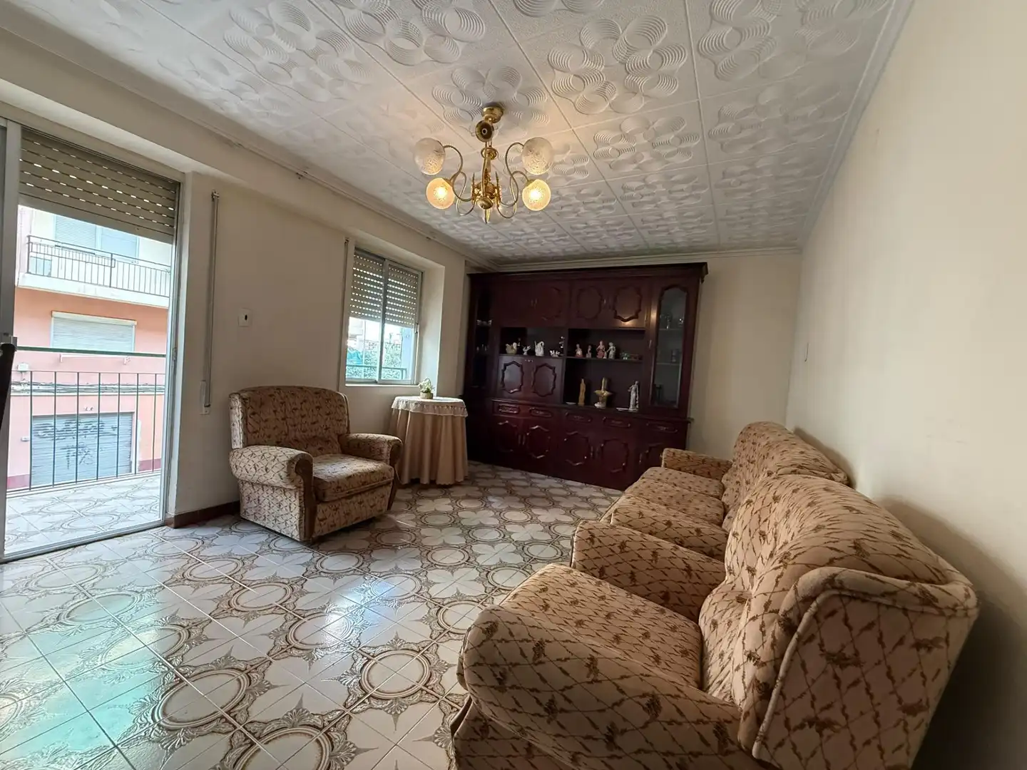 Sala de estar de Piso en venta en Alicante / Alacant con Terraza