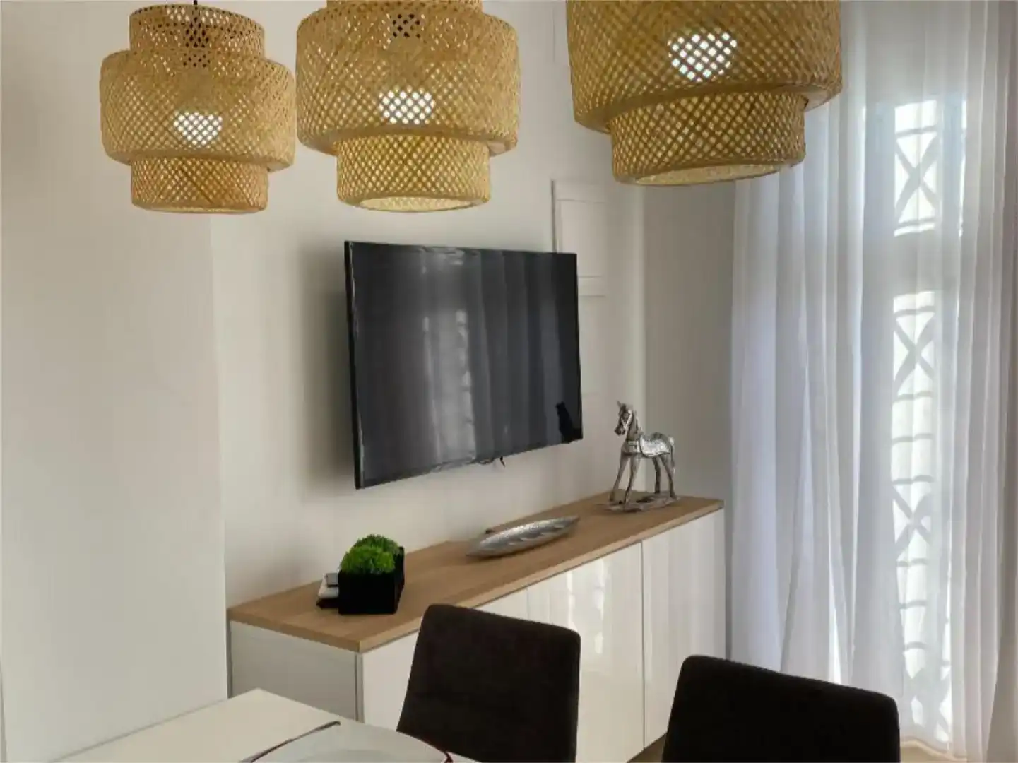 Sala de estar de Piso de alquiler en Adeje con Aire acondicionado, Piscina y Amueblado