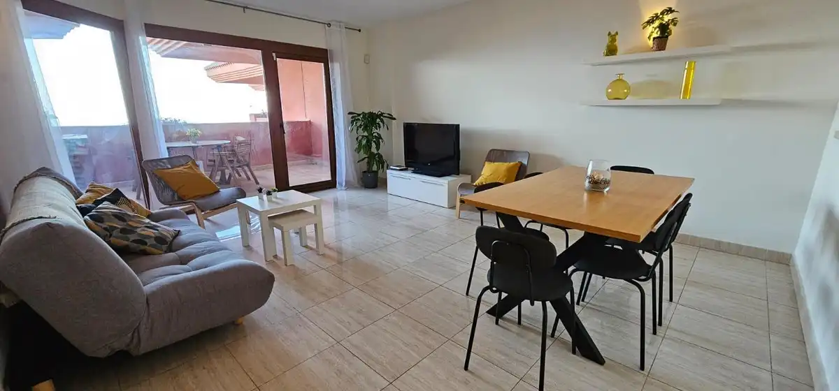 Living room of Attic for sale in Benalmádena  with Air Conditioner, Heating and Furnished