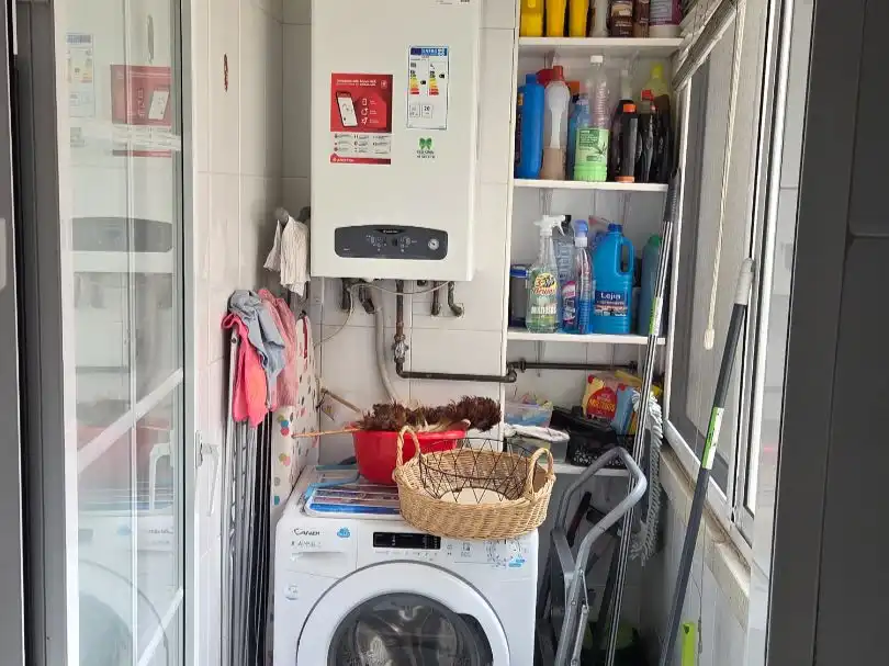 Kitchen of Flat for sale in Coslada  with Air Conditioner, Heating and Parquet flooring