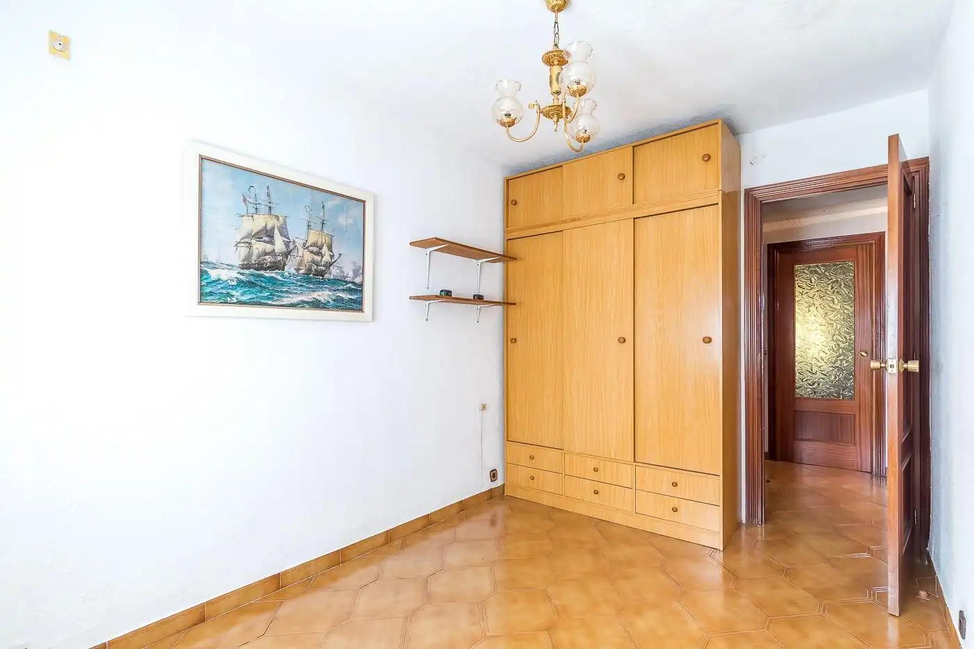 Bedroom of Flat for sale in Madrid  with Air Conditioner