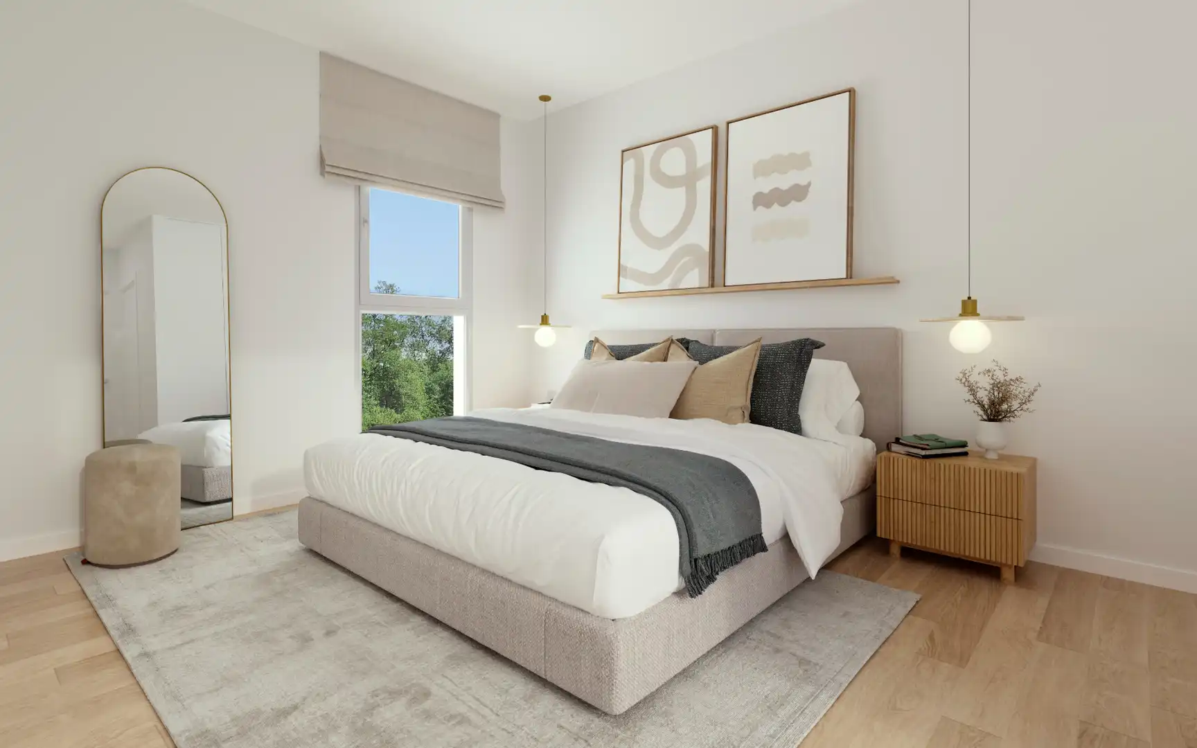 Neubau-Wohnung mit Terrasse zum Verkauf in Rúa Pedregal 65, imagen 4