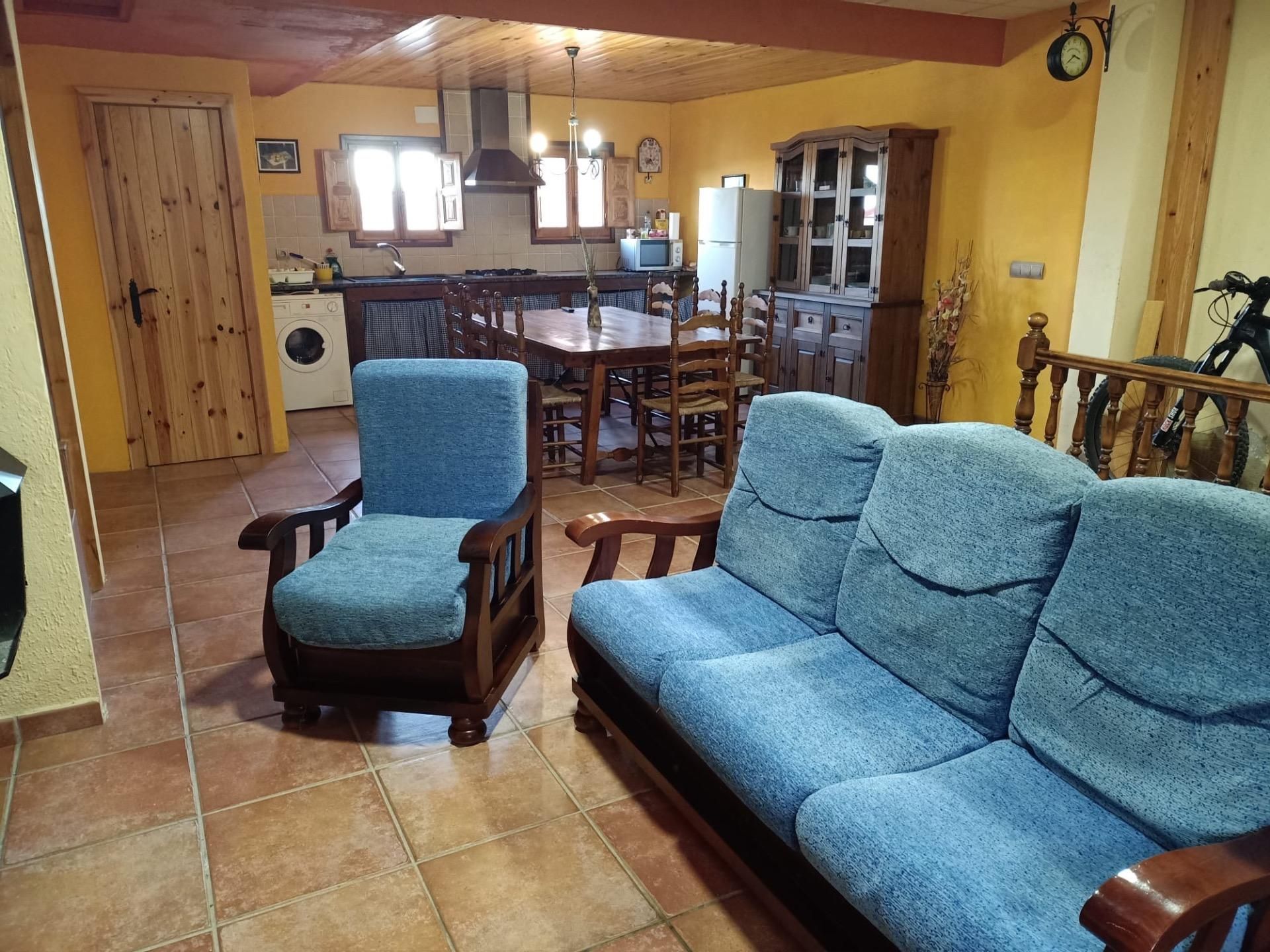 Sala de estar de Finca rústica en venta en Samper de Calanda con Aire acondicionado y Calefacción