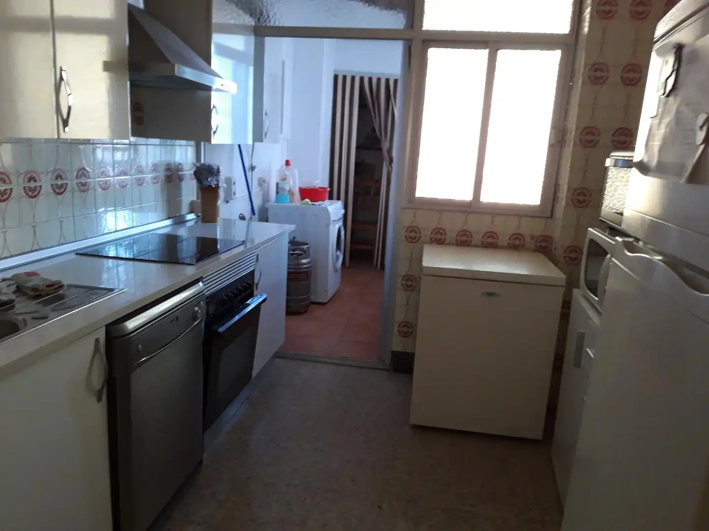 Kitchen of Flat for rent in Sevilla  with Air Conditioner and Furnished