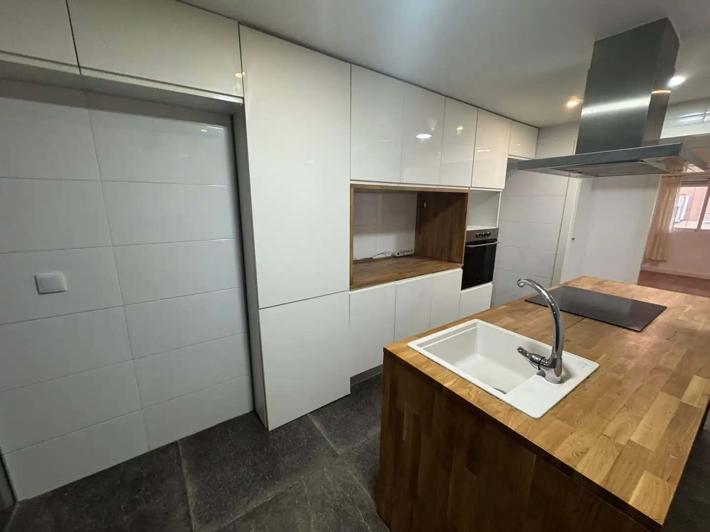 Küche von Wohnung zum Verkauf in Llíria mit Klimaanlage, Heizung und Parkett