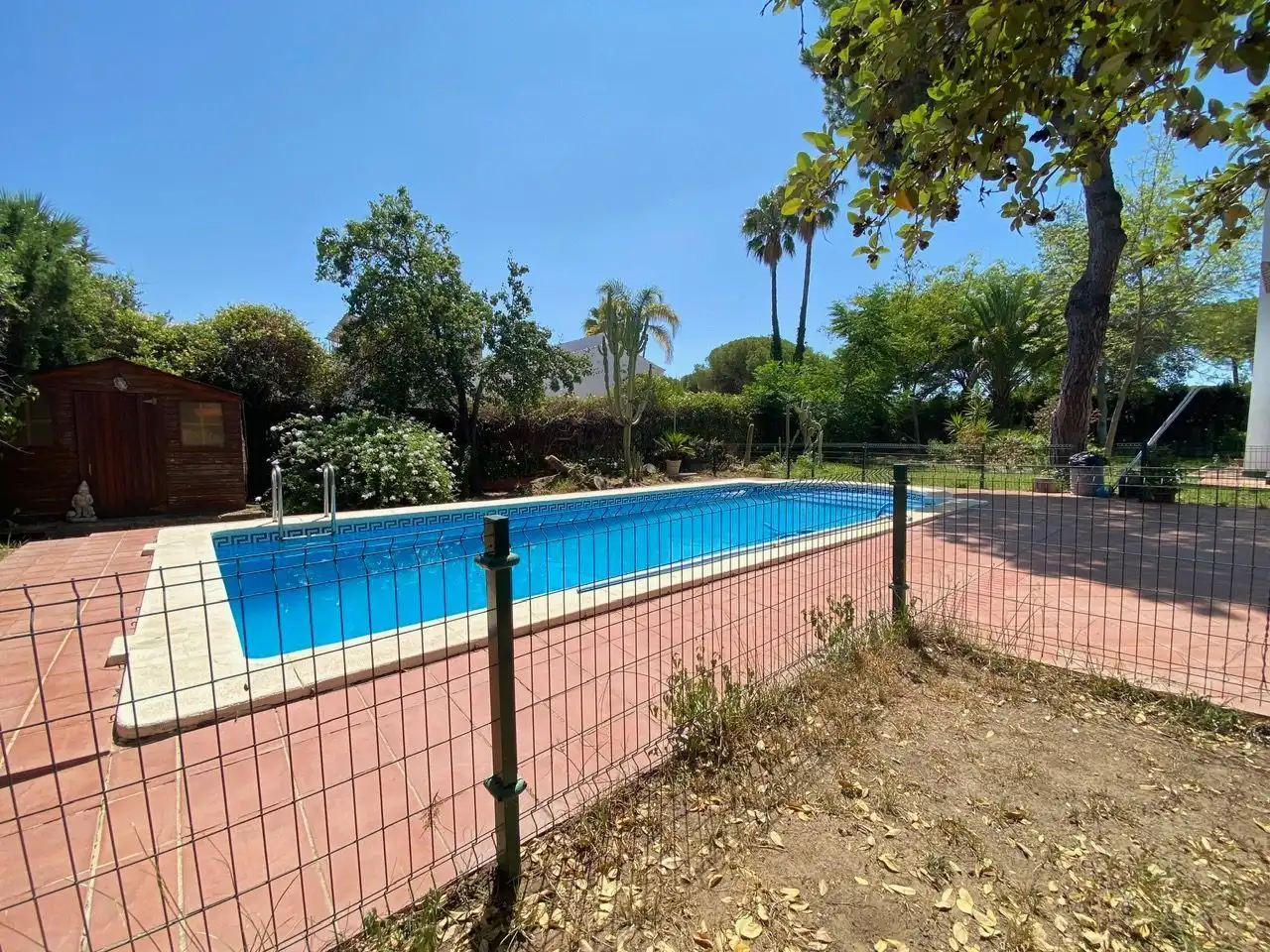 Piscina de Casa o chalet en venta en Aljaraque con Aire acondicionado, Jardín privado y Trastero