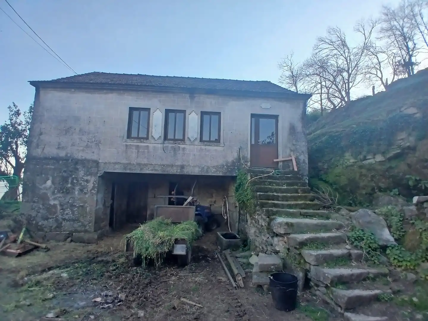 Vista exterior de Casa o chalet en venta en As Neves   con Jardín privado