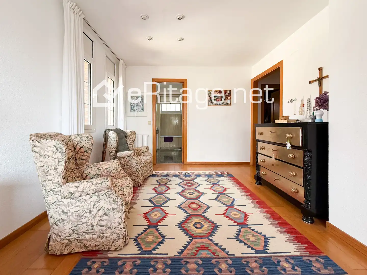 Sala de estar de Casa o chalet en venta en Altafulla con Jardín privado, Parquet y Terraza