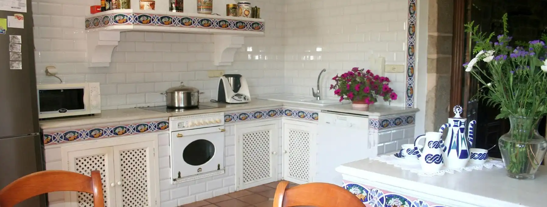 Cocina de Finca rústica en venta en Teo con Calefacción, Jardín privado y Terraza
