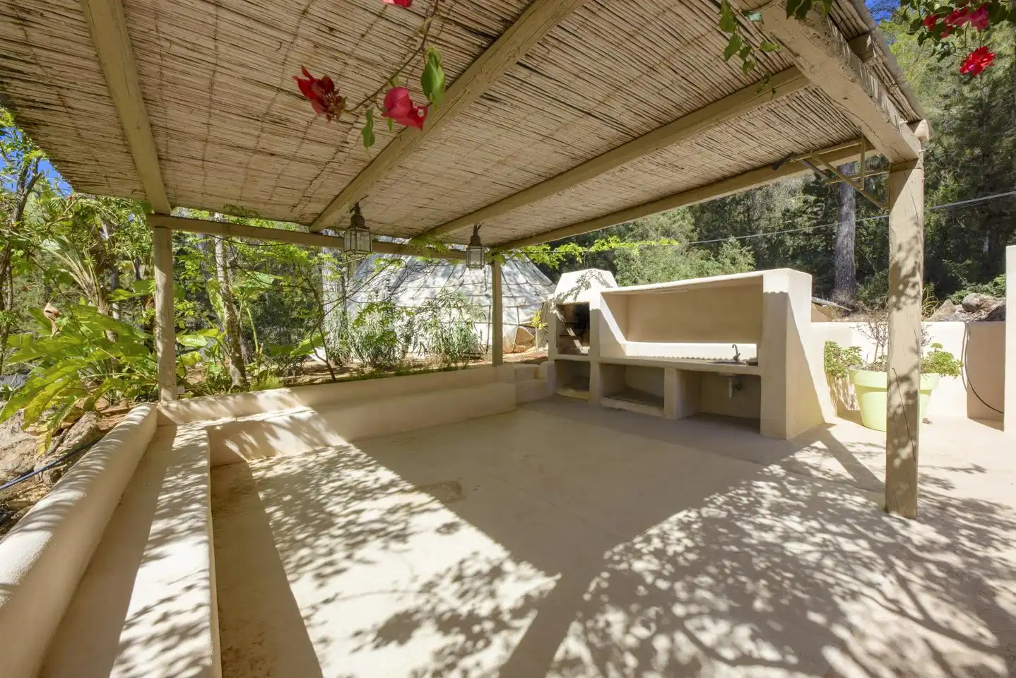 Garden of Houses for rent in Sant Josep de sa Talaia  with Private garden, Terrace and Swimming Pool