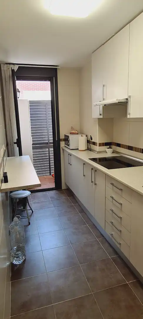 Kitchen of Flat for sale in El Tiemblo   with Heating, Parquet flooring and Storage room