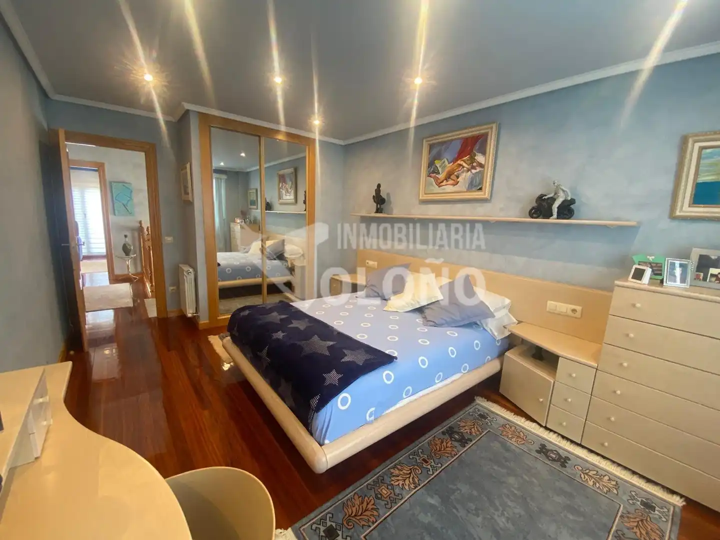 Dormitori de Casa o xalet en venda en Ollauri amb Calefacció, Jardí privat i Terrassa