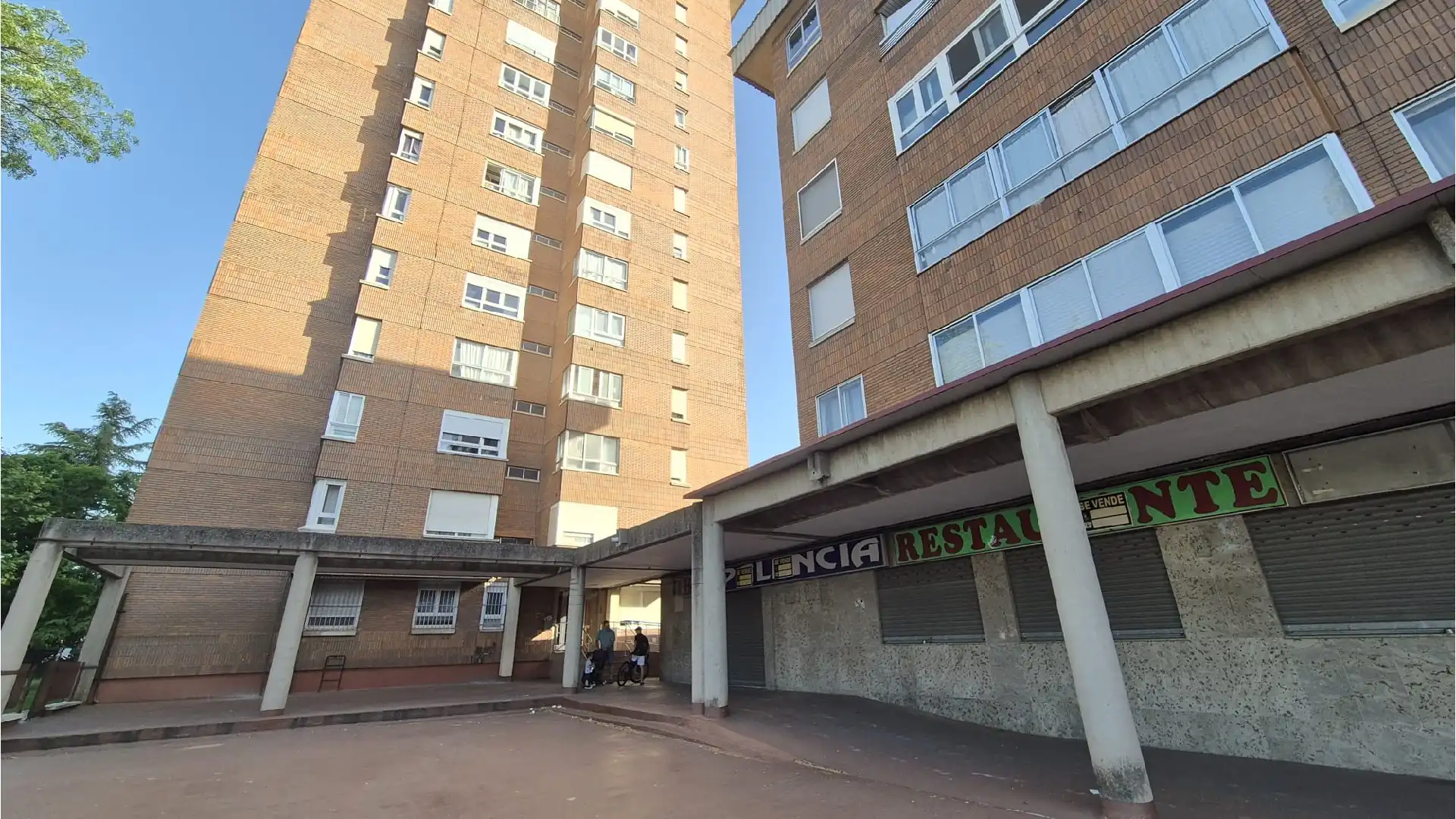 Exterior view of Flat for sale in Palencia  with Heating and Furnished