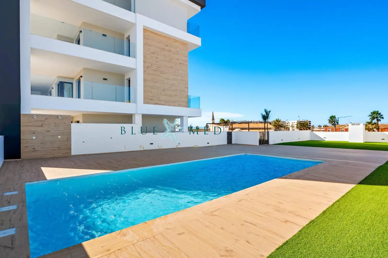 Piscina de Apartament en venda en Los Alcázares amb Aire condicionat, Terrassa i Moblat