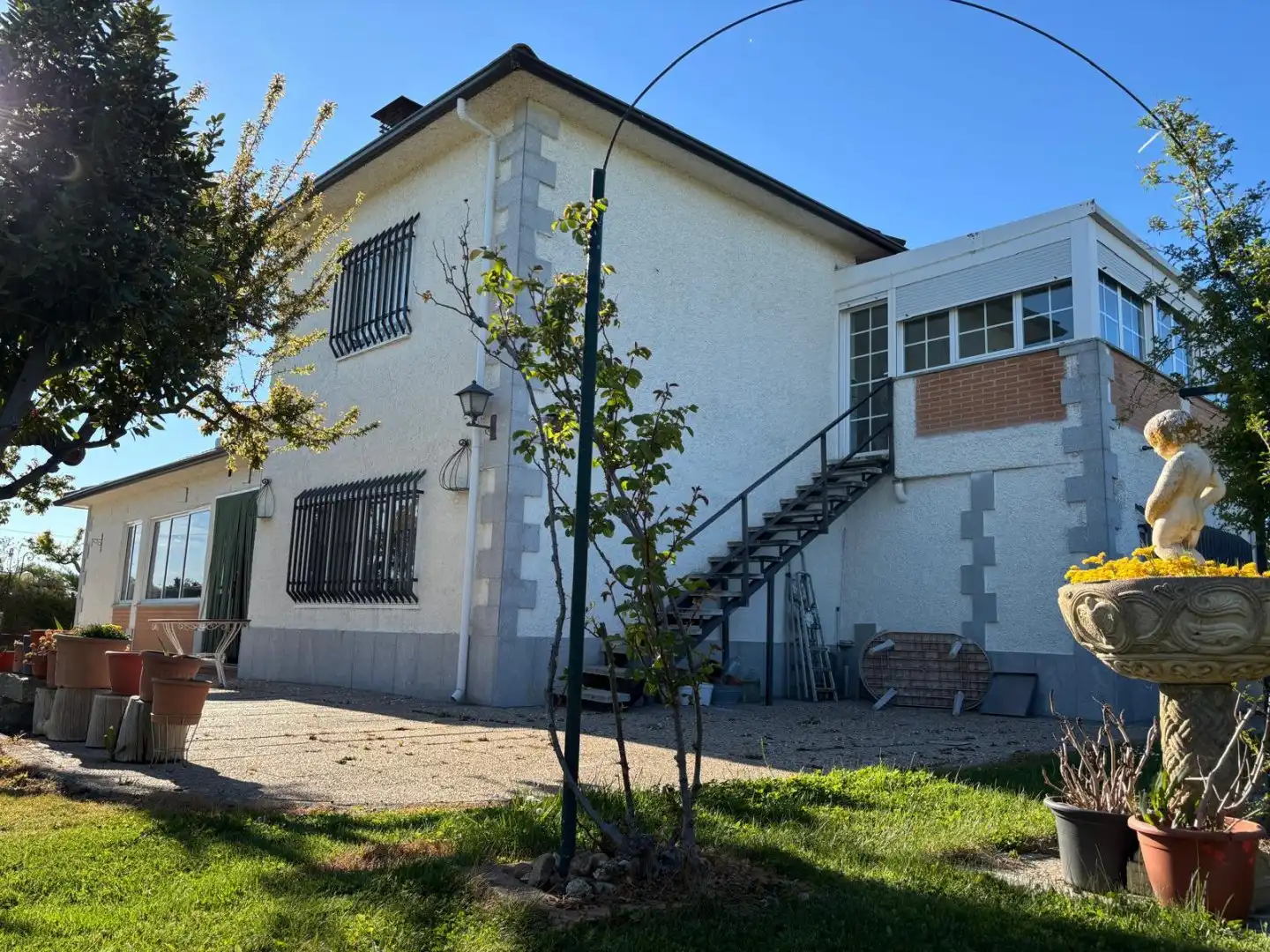 Vista exterior de Casa o chalet en venta en Pelabravo con Calefacción, Jardín privado y Terraza