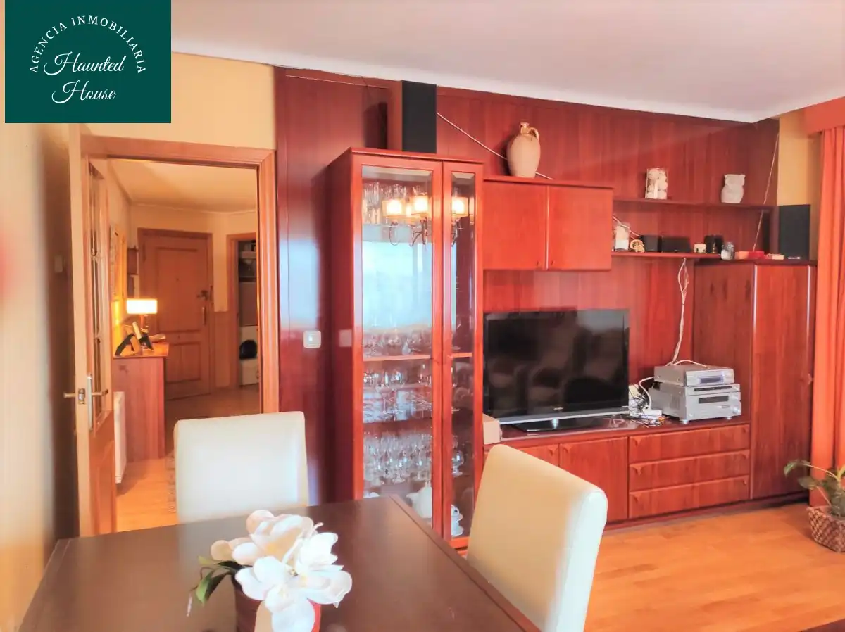 Wohnzimmer von Wohnung zur Miete in Albacete mit Klimaanlage, Heizung und Parkett