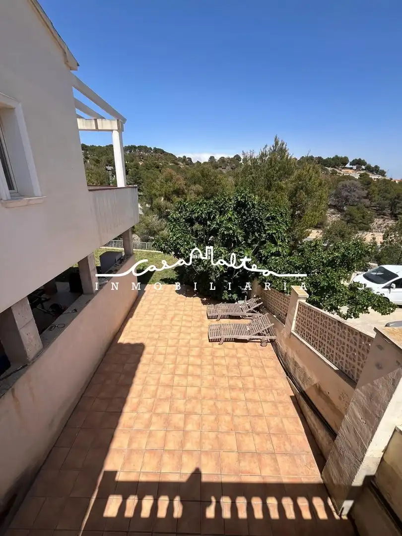 Terraza de Casa o chalet en venta en L'Alfàs del Pi con Aire acondicionado, Jardín privado y Terraza