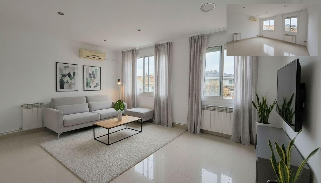 Sala de estar de Piso en venta en Molins de Rei con Calefacción