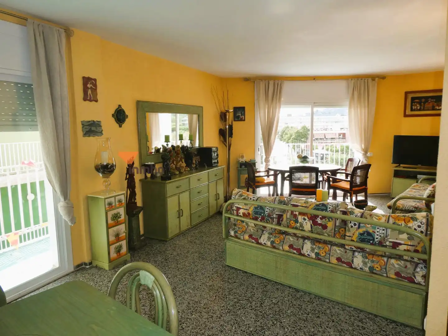 Esszimmer von Wohnung zum Verkauf in Castell d'Aro, Platja d'Aro i s'Agaró mit Klimaanlage, Terrasse und Möbliert