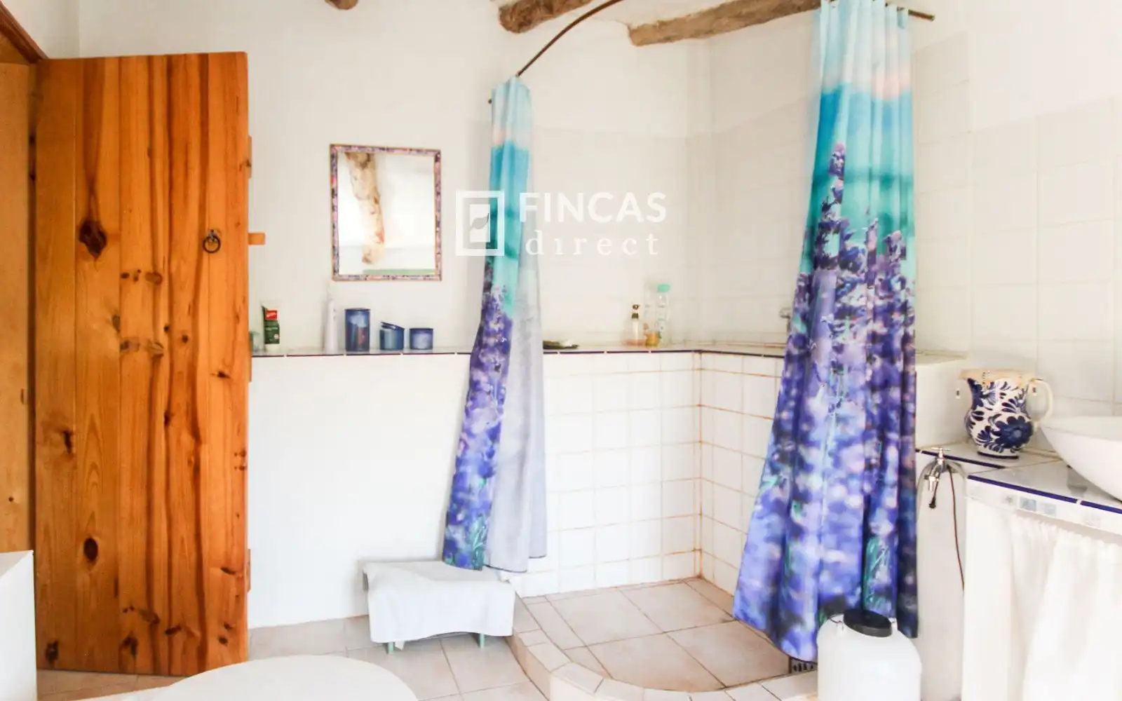 Baño de Finca rústica en venta en Benifallet con Calefacción, Trastero y Amueblado