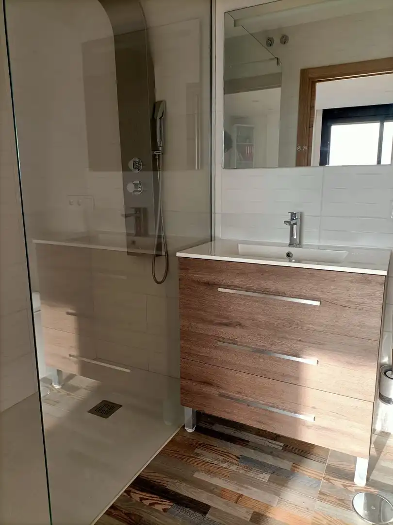 Bathroom of Houses for sale in Puerto Real  with Air Conditioner, Private garden and Terrace