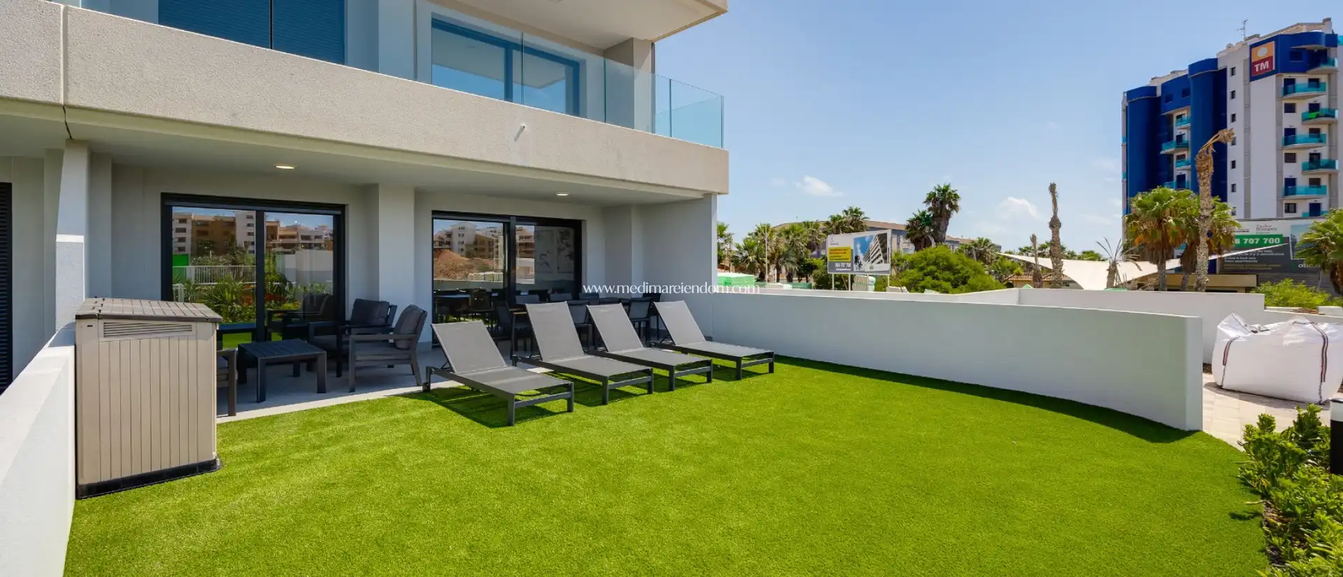 Terrace of Flat for sale in Orihuela  with Air Conditioner, Heating and Private garden
