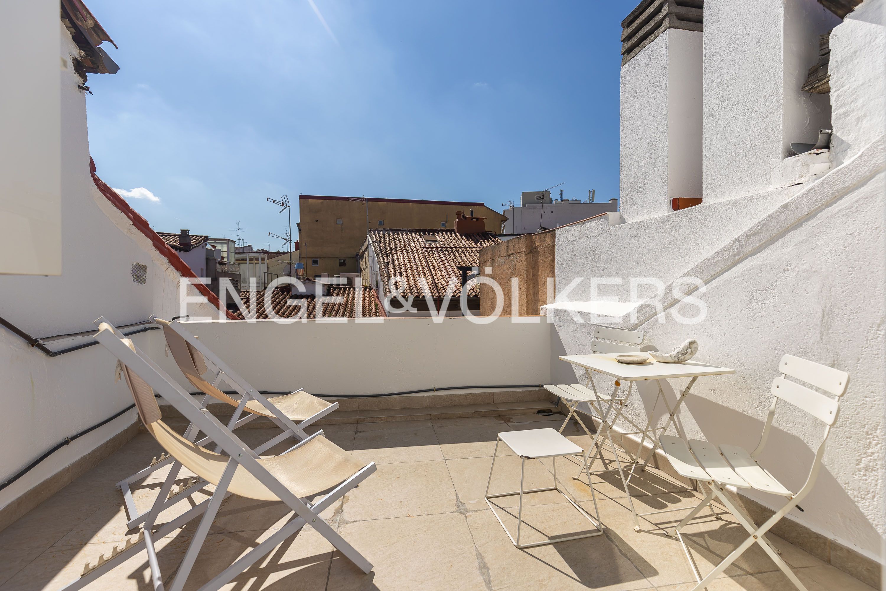 Terraza de Ático de alquiler en  Madrid Capital con Aire acondicionado, Calefacción y Terraza