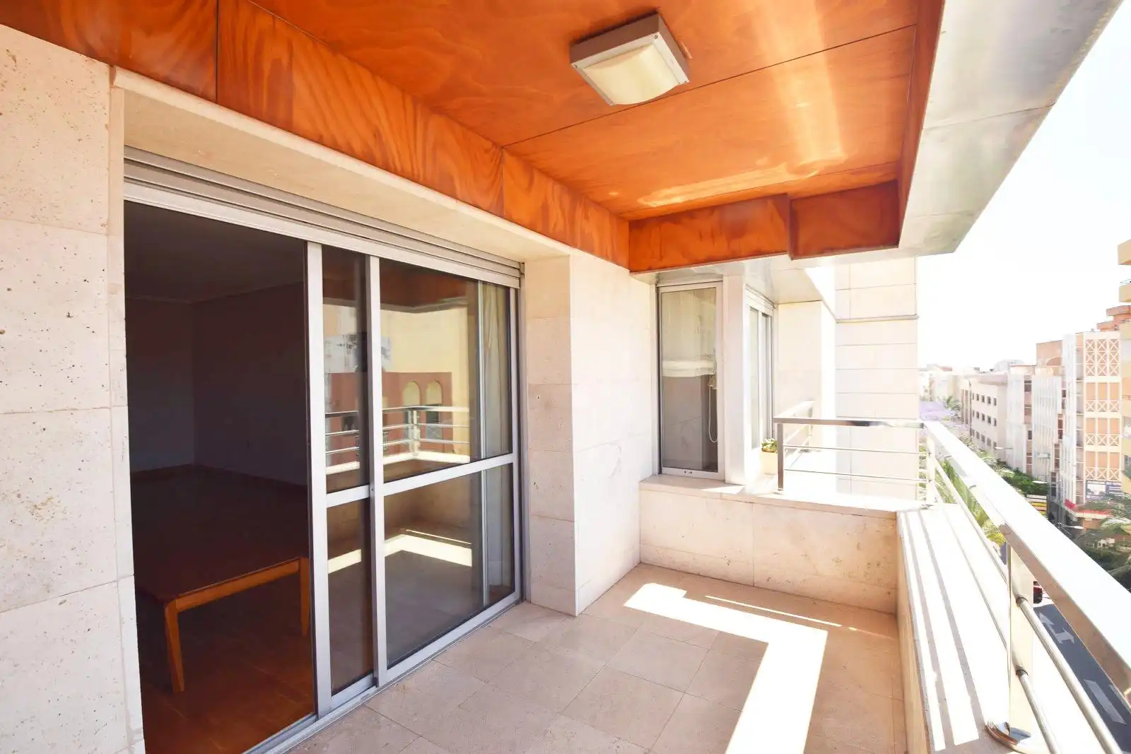 Terrasse von Wohnung zum Verkauf in El Ejido mit Klimaanlage, Heizung und Parkett