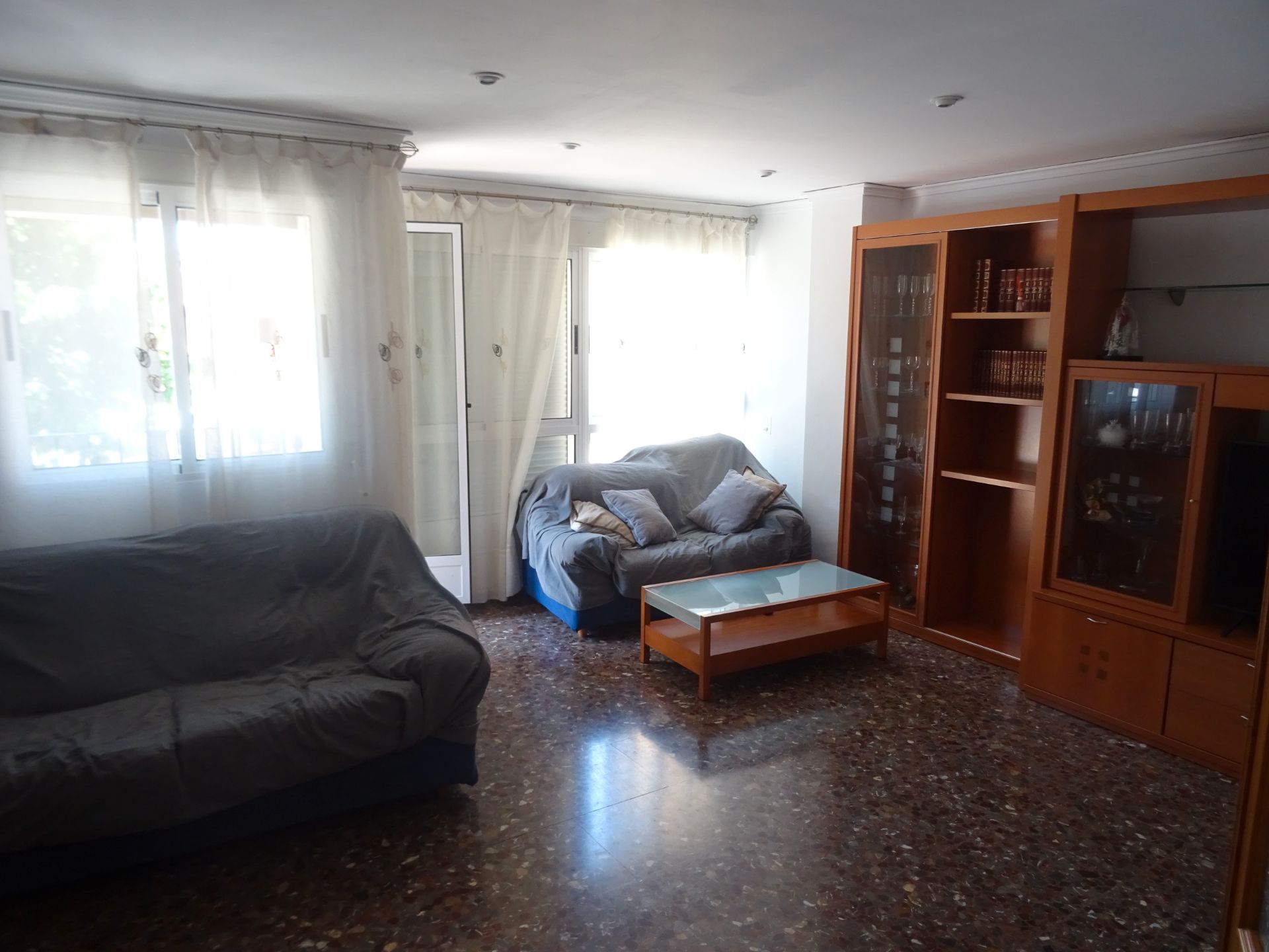 Living room of Flat for sale in Algemesí  with Air Conditioner, Oven and Balcony