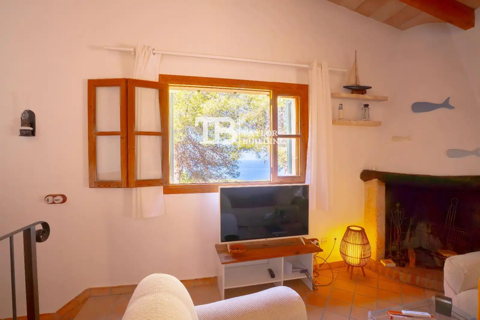 Sala de estar de Casa o chalet en venta en Andratx con Aire acondicionado, Terraza y Trastero