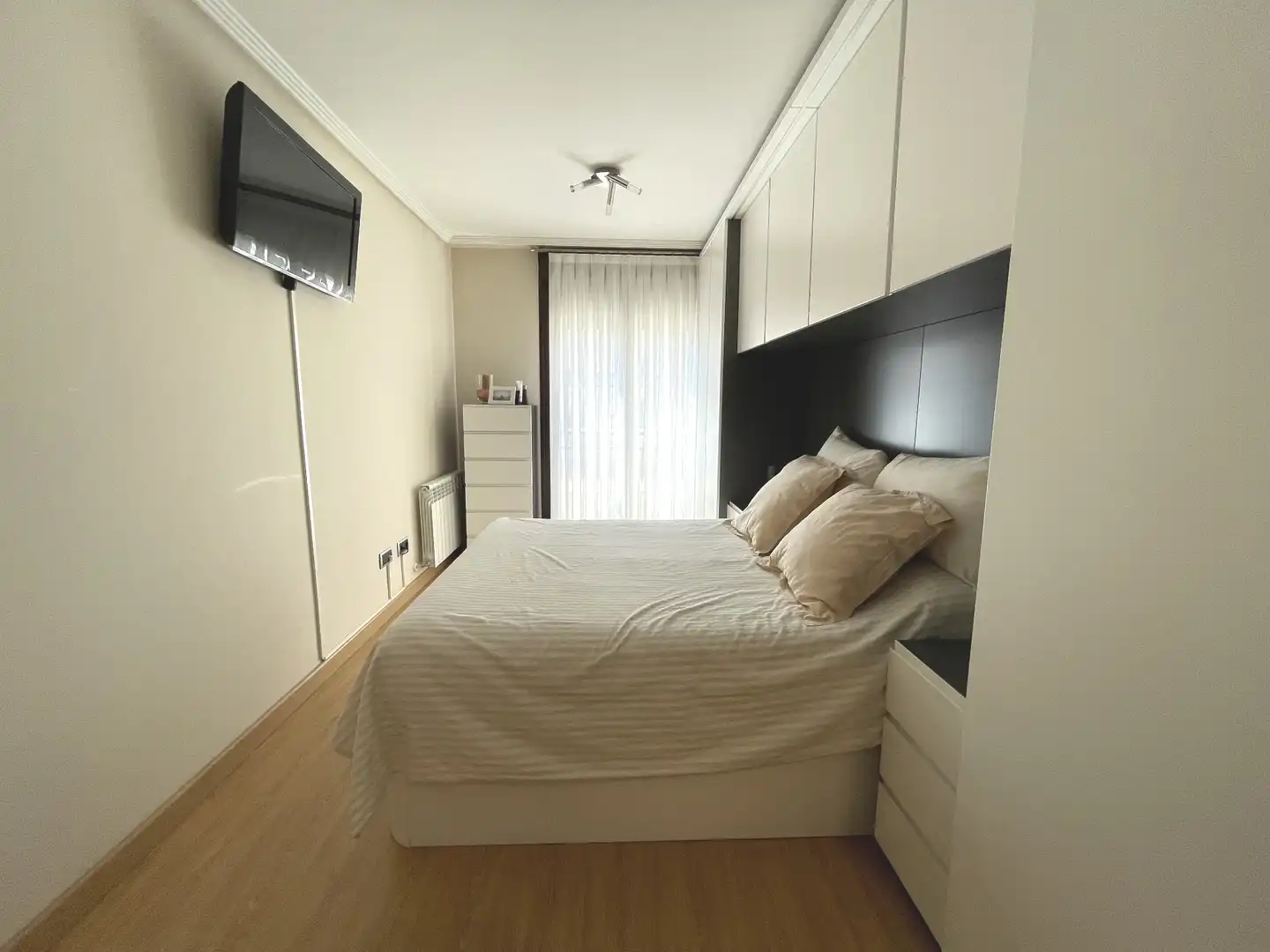 Schlafzimmer von Wohnung zum Verkauf in Peñaranda de Bracamonte mit Heizung, Privatgarten und Parkett