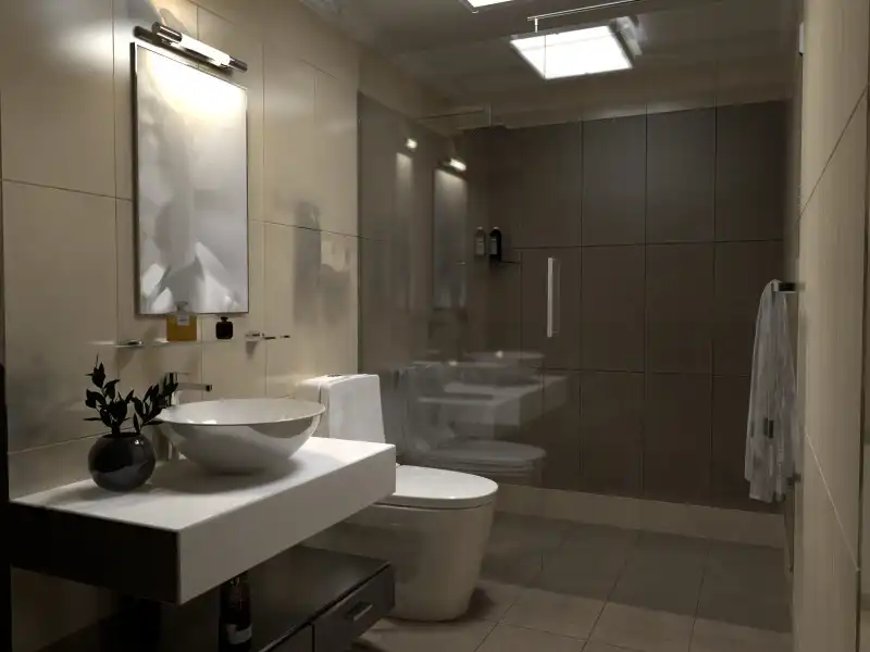 Bathroom of Flat for sale in Finestrat  with Air Conditioner, Private garden and Terrace
