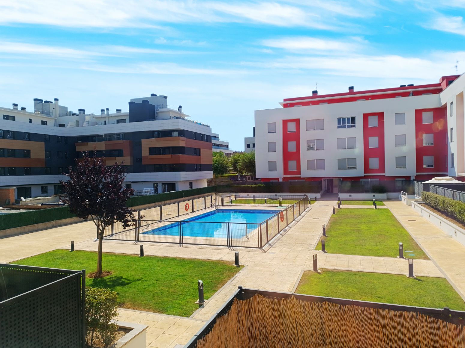Swimming pool of Flat for sale in Lardero  with Heating, Private garden and Parquet flooring