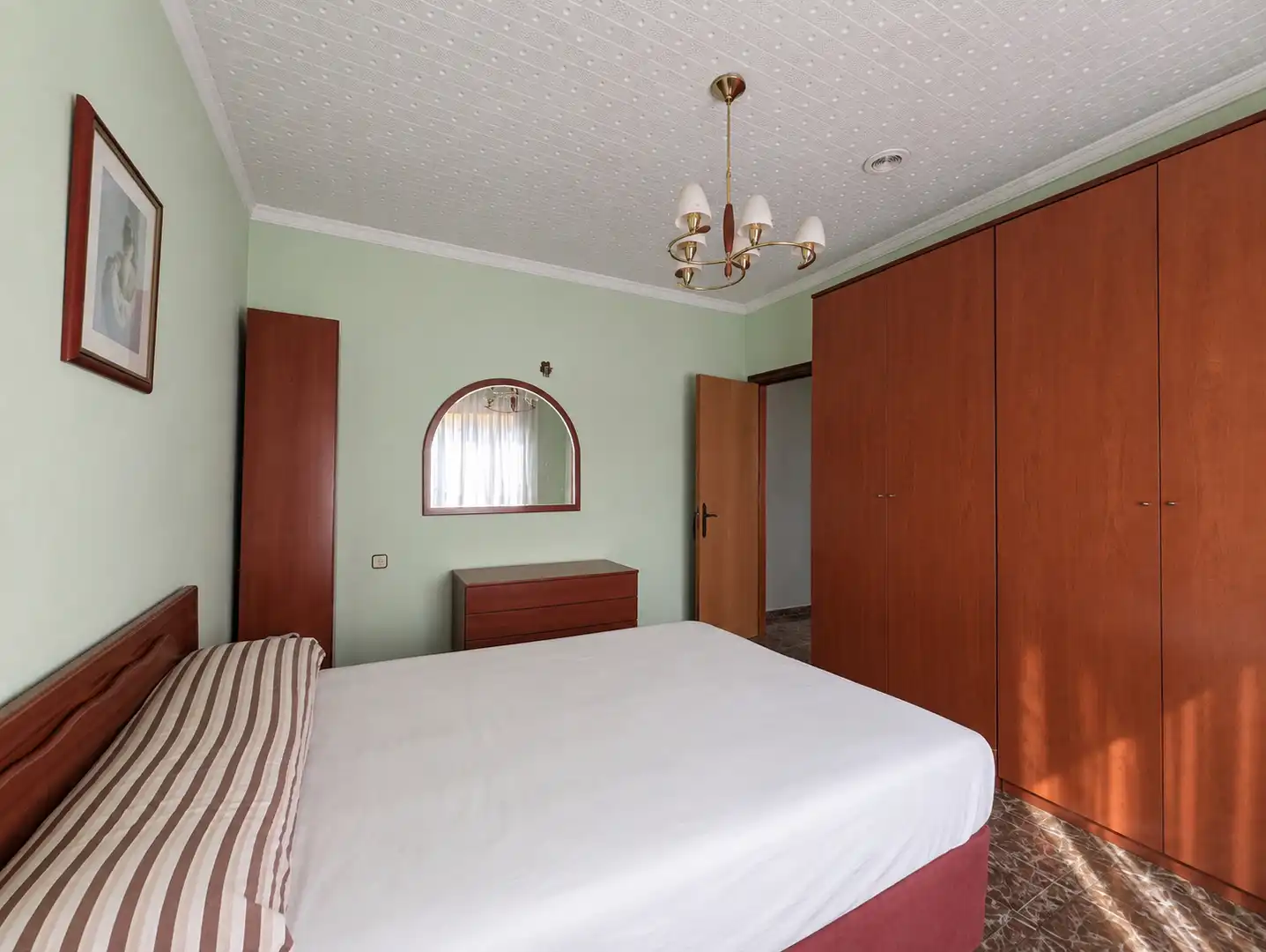 Bedroom of Flat for sale in Sabadell  with Heating, Furnished and Oven