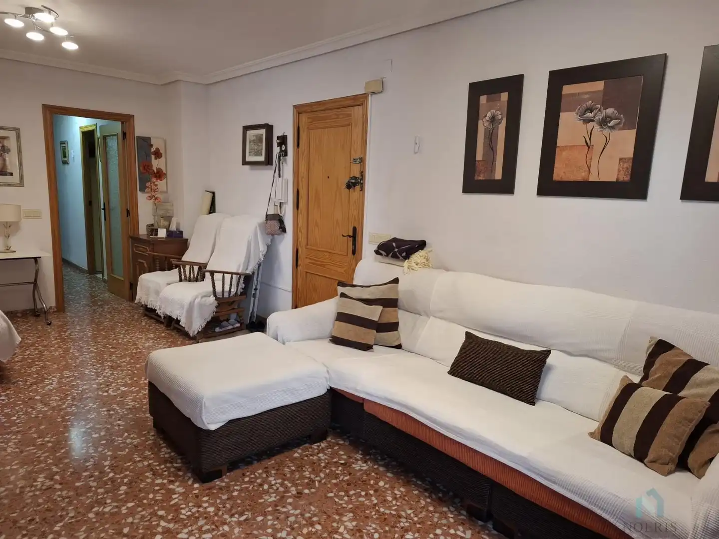 Living room of Apartments for sale in Sueca  with Air Conditioner, Terrace and Furnished