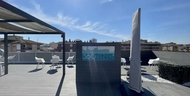 Terrasse von Büro zur Miete in Girona mit Klimaanlage, Heizung und Balkon