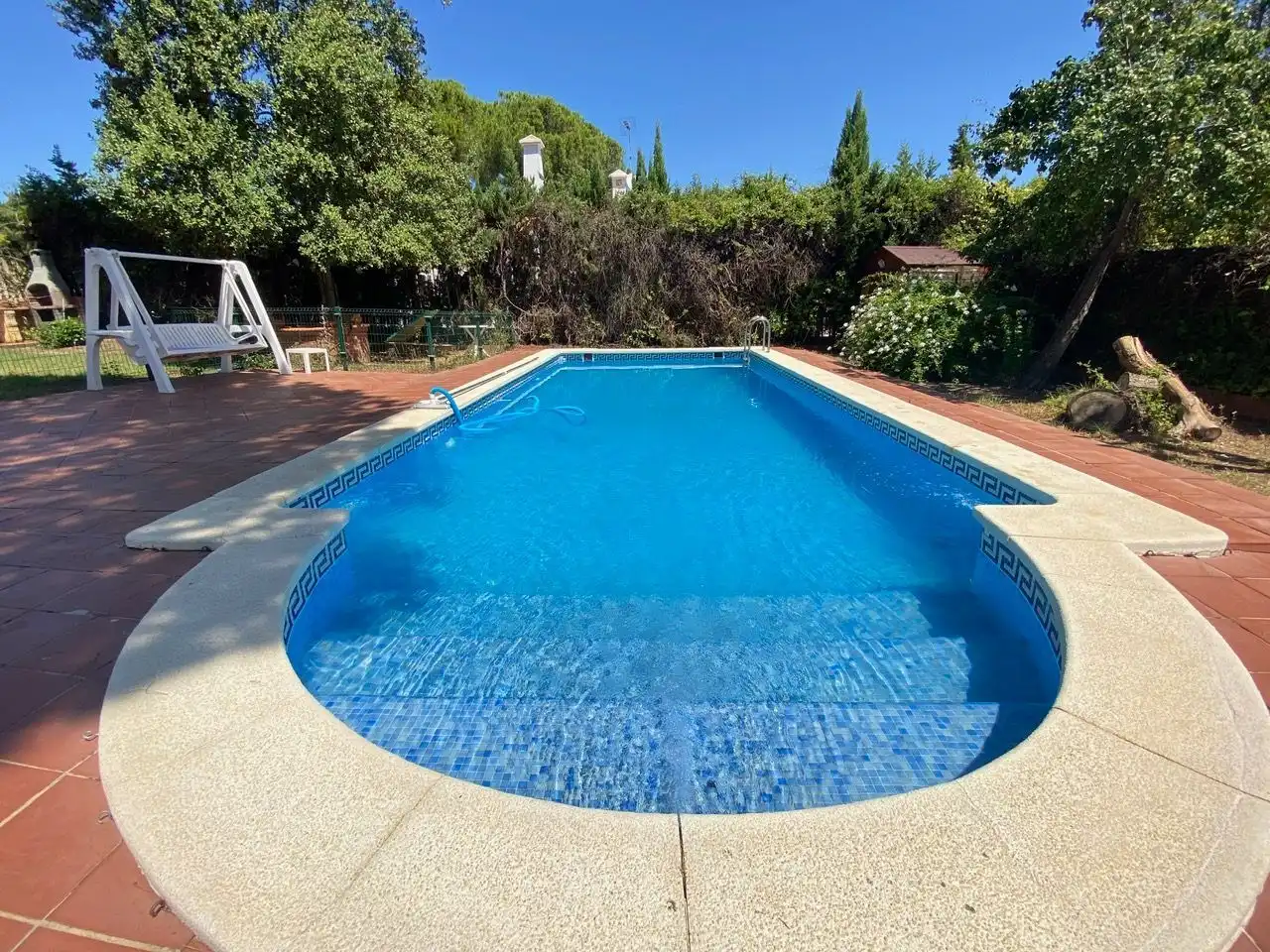 Piscina de Casa o chalet en venta en Aljaraque con Aire acondicionado, Jardín privado y Trastero
