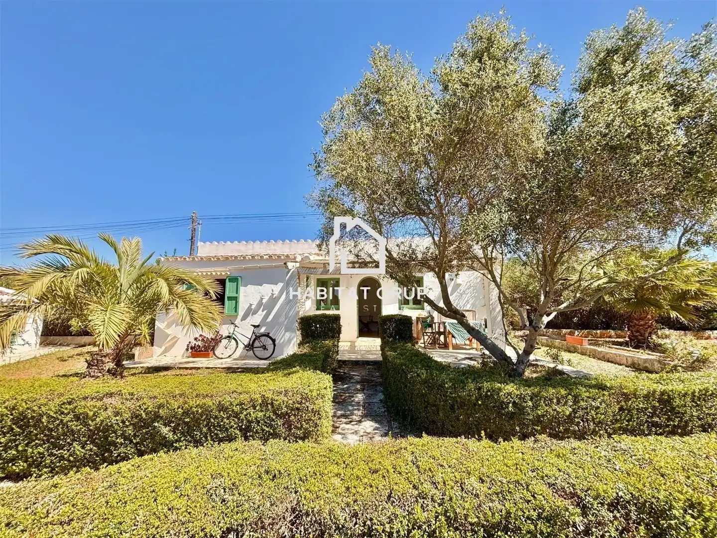 Außenansicht von Haus oder Chalet zum Verkauf in Sant Lluís mit Klimaanlage, Heizung und Privatgarten