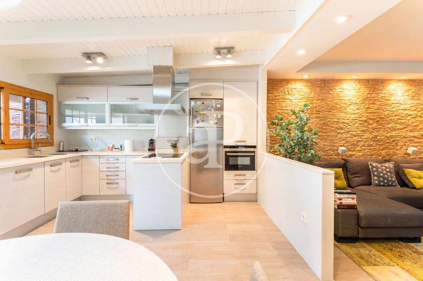 Kitchen of Duplex for sale in Sabadell  with Air Conditioner, Heating and Terrace