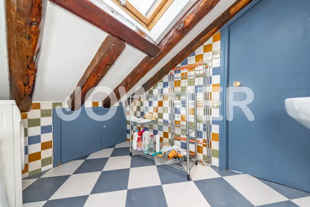 Cocina de Estudio de alquiler en Madrid con Aire acondicionado, Amueblado y Lavadora